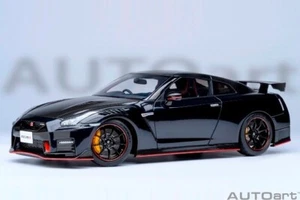 77504 AUTOart 1:18 Nissan GT-R R35 NISMO Special Edition Meteor Flake Black Pear - Picture 1 of 4