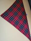 Official Scouts Scarf Boys Girls Unisex Tartan Made In Scotland Vgc Worn Twice