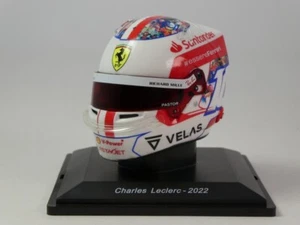 Spark Casco Helm Charles Leclerc F1 Ferrari French GP 2022 1/5 SPARKED163 - Bild 1 von 3