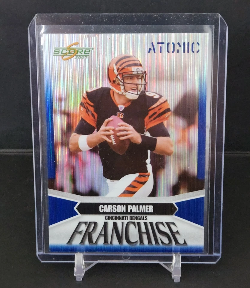Carson Palmer 2007 Score "Franchise" ATOMIC Parallel Card No. F-9 - Image 1 of 2