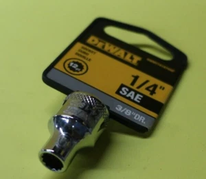 DEWALT Shallow Socket 12-Point 3/8" Drive 1/4"-ARC-HORSTMAN-ARP BOLTS- - Picture 1 of 1