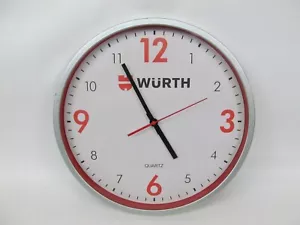"Insegna orologio pubblicitaria strumenti e hardware Wurth 15"" - Foto 1 di 4