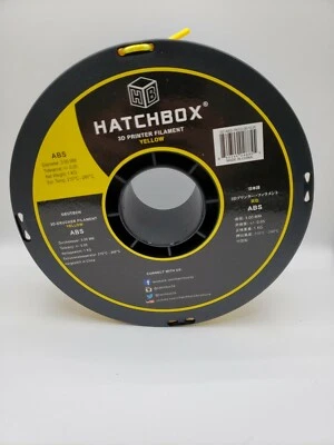 Yellow Hatchbox ABS 3.0mm — 1kg - Image 1 of 4