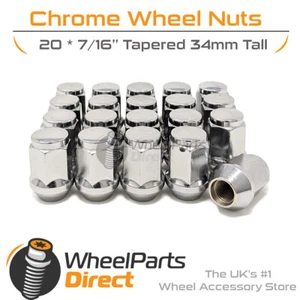 Alloy Wheel Nuts (20) 7/16 Bolts Tapered For Ford Capri [Mk1] 69-74 - Picture 1 of 1