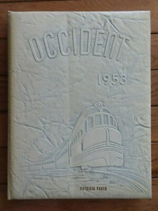 1953 OCCIDENT WEST HIGH SCHOOL CLASS YEARBOOK ROCHESTER, NY patricia pauth - Picture 1 of 6