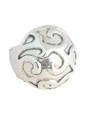 Vintage Silpada  Retired Sterling Dome Ring Size 3.5 - Image 1 of 3