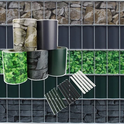 PVC Sichtschutzstreifen 35m Sichtschutz RÄUMUNGSVERKAUF Doppelstabmatten Blende - Bild 1 von 4