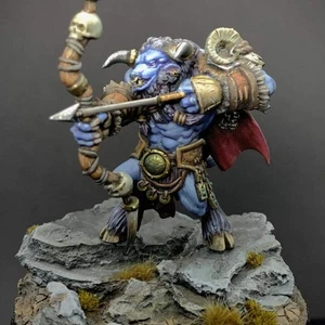 Kit Modelo Impresión 3D 1/32 56mm Guerrero Cazador Tauren Warcraft Sin Pintar - Imagen 1 de 3