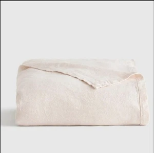 ¡NUEVO SIN ETIQUETAS! ¡Cubierta de cama Quince vintage de lino lavado avena! King/Cal King (880) - Imagen 1 de 9