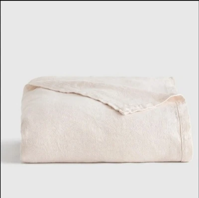 NWOT! Quince Vintage Wash Linen Oat Bed Cover! King/ Cal King (880) - Image 1 of 4