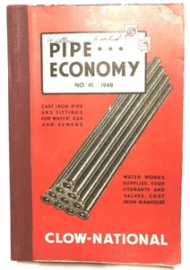 Pipe Economy Catalog No. 41 - 1948 Clow-National ~ James B. Clow & Sons - Bild 1 von 12