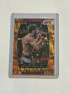 2022 Panini Select UFC - Concourse Islam Makhachev #29 Orange Flash Prizm - Image 1 of 2