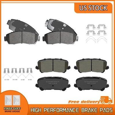 Pastilla de freno delantera y trasera cerámica para Honda Passport 2019 2020 2021 2022 2023-2025 Foto 1 de 4