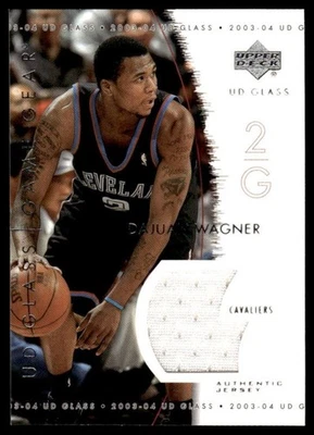 2003 UD GLASS DAJUAN WAGNER GG-DW MINT GAME GEAR BASKETBALL CLEVELAND CAVALIERS - Image 1 of 2