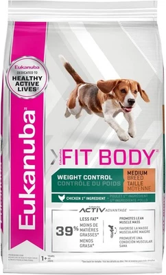 Fit Body Weight Control Medium Breed Dry Dog Food, 15 lb - Image 1 of 4