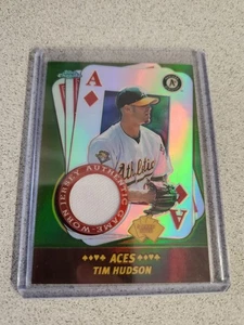 2002 Topps Chrome 5 Card Stud Aces Tim Hudson #5AC-TH - Picture 1 of 2