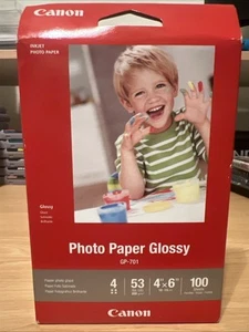 Canon Glossy Photo Paper 4"X 6" 100 Blatt (1433C001) Brandneu Versiegelt - Bild 1 von 5