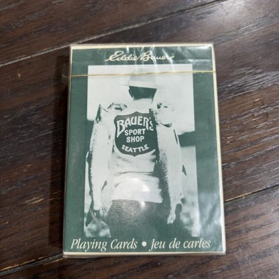 Tarjetas de juego Eddie Bauer vintage selladas Bauer's Sports Shop Seattle Foto 1 de 4
