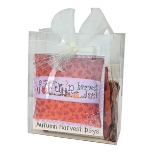 Autumn Harvest Days Pillow Sham Pumpkin Cross Stitch Kit | Pine Mountain Designs - Picture 1 of 3