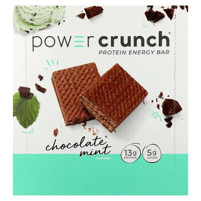 Barra Energética Proteína, Chocolate Mint, 12 Barras, 1,4 oz (40 g) Cada - Imagem 1 de 4