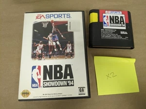 Cartuccia e custodia NBA Showdown 94 Sega Genesis - Foto 1 di 6