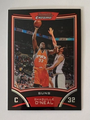 2008-09 Bowman Chrome Shaquille O’Neal #32 Refractor 180/399 HOF - Image 1 of 2
