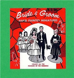 Letrero de máquina expendedora de juguetes en miniatura para novios antiguos - Imagen 1 de 1