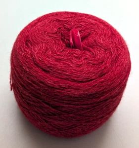 4 oz cake Jaggerspun Zephyr 50% Wool/ 50% Silk Lace Weight 1260yd Tomato Red TM - Picture 1 of 2