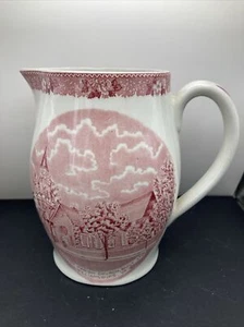 Jonroth Old English Staffordshire England Williamsburg VA Adams 5.5” Pitcher - Picture 1 of 6