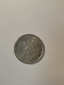 2000 P - New Hampshire State Quarter ERROR Strike Indentation Georges Head - Picture 1 of 10