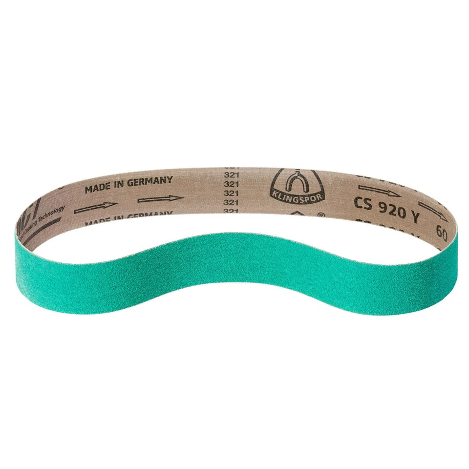 3x Klingspor Schleifband Gewebe Schleifbänder 50x1500 mm Keramik CS920YACT