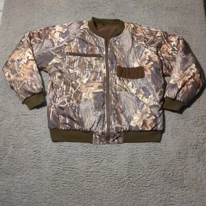 Vintage Gamehide Reversible Mossy Oak Break Insulated Hunting Jacket Size Large - Picture 1 of 13