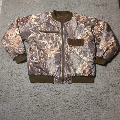 Vintage Gamehide Reversible Mossy Oak Break Insulated Hunting Jacket Size Large - Image 1 of 4
