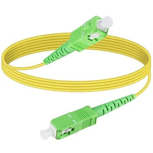 1M (3 Feet) Singlemode Simplex Fiber Optic Cable (9/125) SC/APC-SC/APC - Photo 1/1