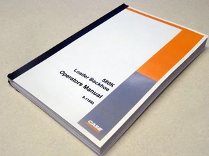 Case 580K Phase 1 Loader Backhoe Operators Manual Owners Maintenance Book NEW - Picture 1 of 5