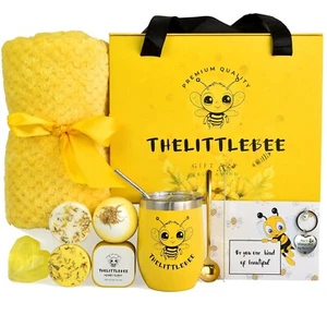 AMIND The Little Bee Yellow Gift Box with Honey Scent Candle - NEW SEALED BOX - Afbeelding 1 van 10