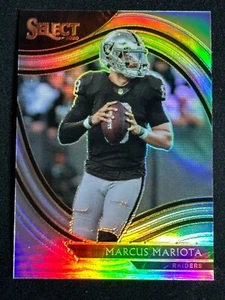 2020 Panini Select Field Level Silver Prizm Marcus Mariota #339 Raiders SP QB - Picture 1 of 2