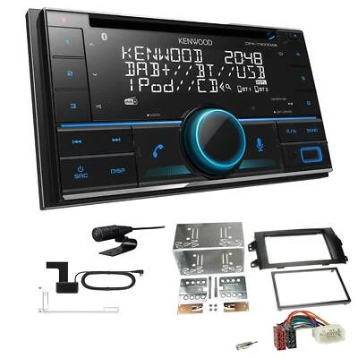 Kenwood DPX-7300DAB Autoradio Bluetooth DAB+ für Suzuki SX4 ab 2006 schwarz - Bild 1 von 4