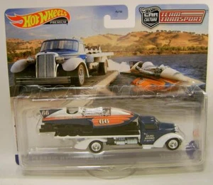 HW CLASSIC HYDROPLANE BOAT & WAZETEAM TRANSPORT CAR CULTURE HOT WHEELS 2022 - Picture 1 of 2