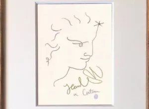 Jean Cocteau Drawing Nude Male Gay French Sketch Erotic Sailor Marin - Picture 1 of 3
