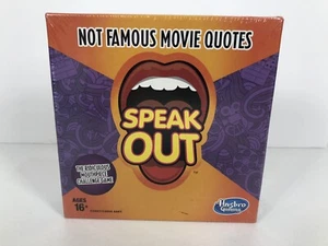 Hasbro Gaming Speak Out Expansion Pack NOT FAMOUS MOVIE QUOTES New Sealed - Picture 1 of 2