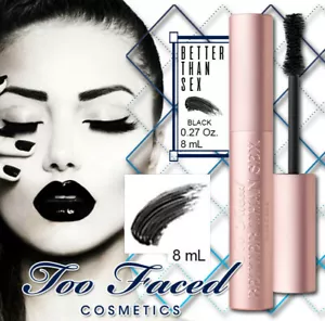 Máscara de pestañas Too Faced Better Than Sex en negro 8 ml en caja Waterprof vendedor del Reino Unido - Imagen 1 de 11