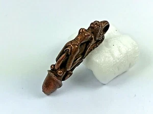 HOLY BRASS PALADKIK YANT LP UP PENDANT LUCK LOVE FETISH TALISMAN THAI AMULET $$$ - Picture 1 of 12