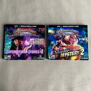 Amazing Hidden Object Games Murder Mysteries & Supernatural Stories (PC Set NEW) - Picture 1 of 13