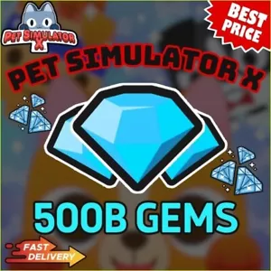 Pet Simulator X 💎 500B - 500 Billion Gems 💎 PSX / Günstige und schnelle Lieferung! - Bild 1 von 1