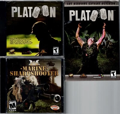 Platoon and CTU Marine Sharpshooter Pc New XP Sniper and Vietnam War - Image 1 of 2