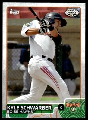 2015 Topps Pro Debut Kyle Schwarber -RC Rookie Boise Hawks #100 - Image 1 of 2