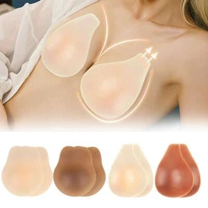 Silicone Self-Adhesive Stick On Gel Push Up Strapless Backless Invisible Bras US - Picture 1 of 14
