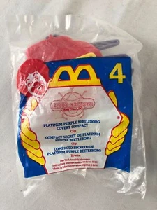 McDonalds 1996 Happy Meal Toy #4 Platinum Purple Beetle Covert Compact (g94 - Picture 1 of 4