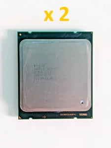 2 x Intel Xeon E5-2690 20 MB L3 Cache 2.90 GHz 8C 8GT/s 135w CPU - SR0L0 - Picture 1 of 1